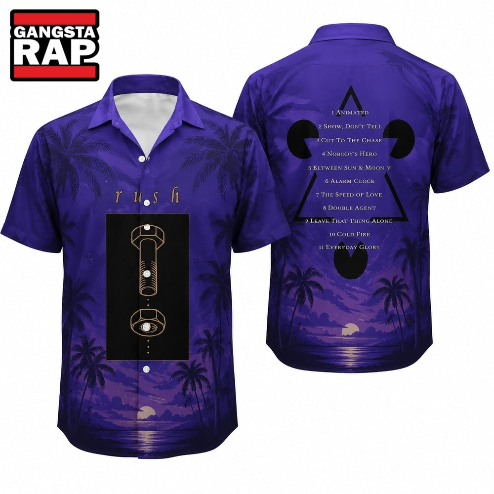Rush Rock Band Counterparts Album Hawaiian Shirt, Music Hawaiian Shirt
