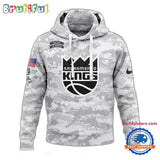 Sacramento Kings Camo 2025 Salute to Service Club Hoodie