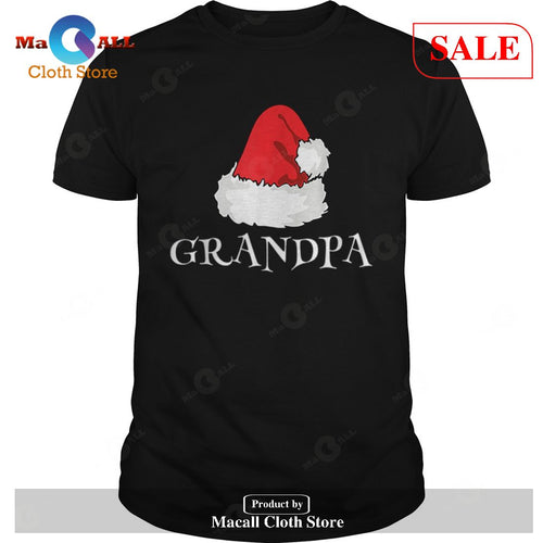 [SALE] Christmas Grandpa Family Matching Pajama Santa Hat T-Shirt