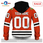 [SALE] Personalized Chicago Blackhawks Throwback Vintage NHL Hockey Jersey Hoodie Sweatshirt 3D