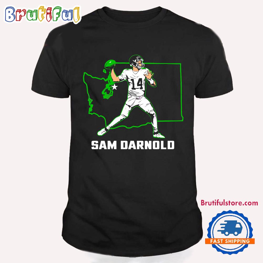 Sam Darnold State Star Seattle Seahawks T Shirt