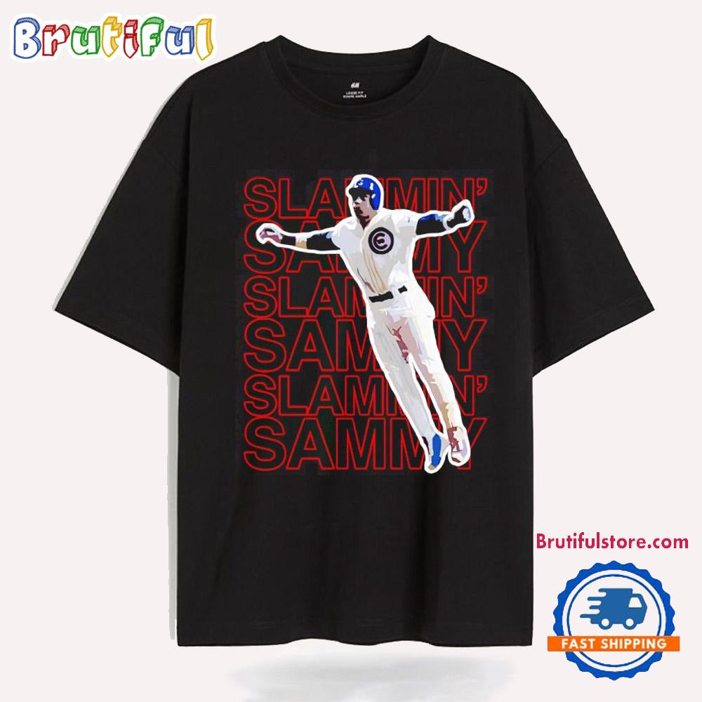 Sammy Sosa Slammin’ Sammy Superstar Chicago Cub T Shirt