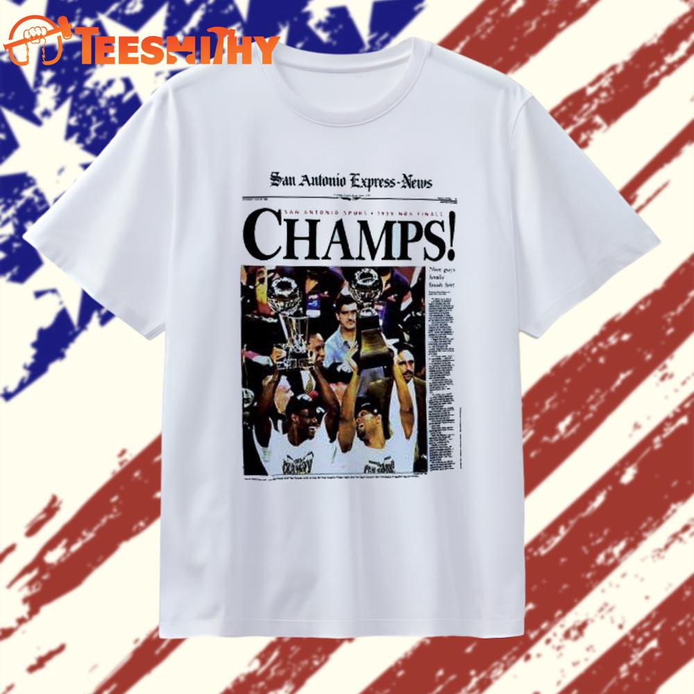San Antonio Spurs 1999 NBA Finals Champs nice guys finally finish first T Shirt