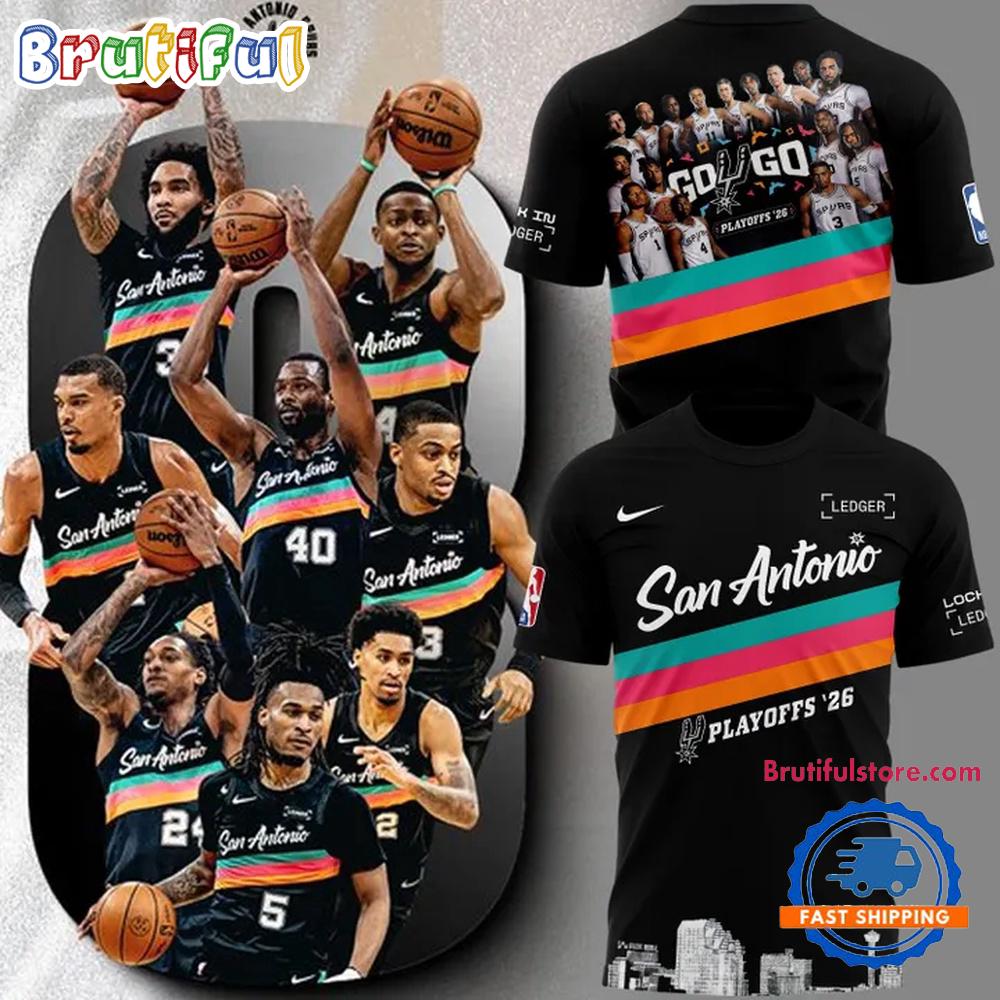 San Antonio Spurs 2026 NBA Playoffs All Team Limited Edition T Shirt
