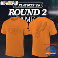 San Antonio Spurs 2026 Round 2 Playoff New Design T Shirt