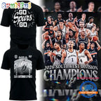 San Antonio Spurs 2026 Southwest Division Champions Go Spurs Go Hoodie T-Shirt