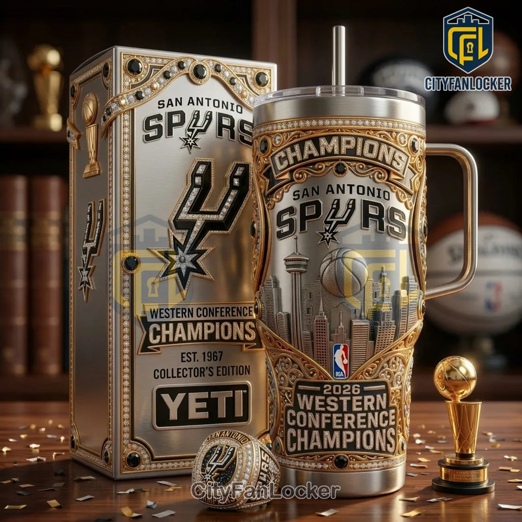 San Antonio Spurs 2026 Western Conference Champions Stanley Tumbler