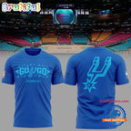 San Antonio Spurs Go Spurs Go 2026 NBA Playoffs Blue Hoodie T-Shirt
