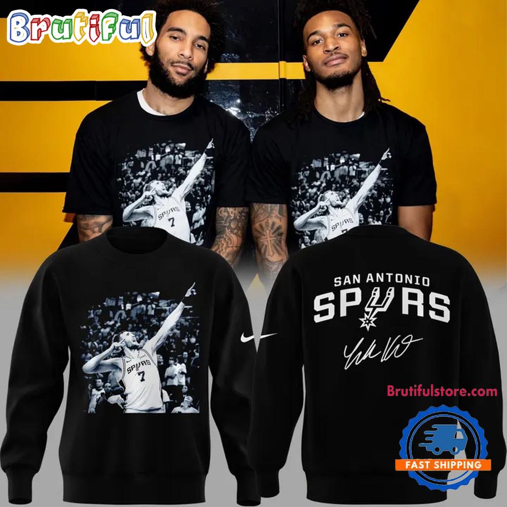 San Antonio Spurs On Wednesdays We Wear Luke 2026 Limited Edition Hoodie T-Shirt