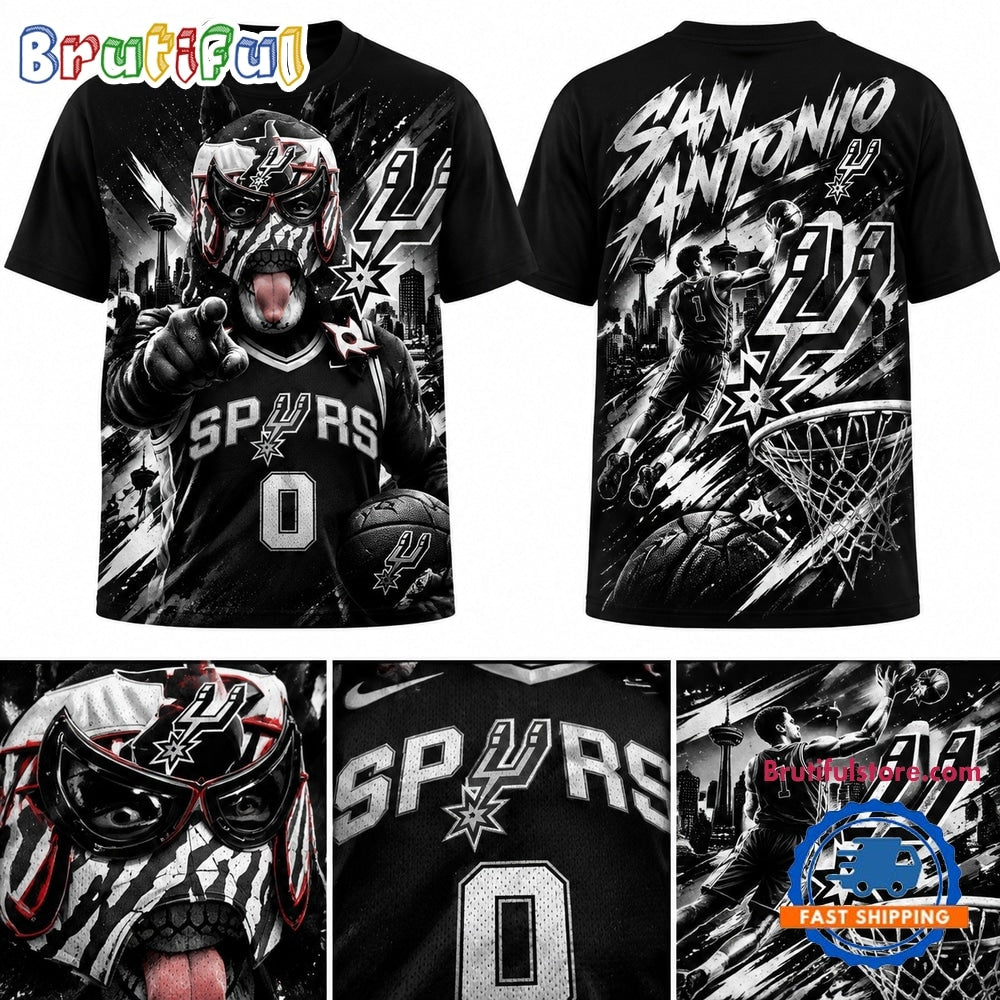 San Antonio Spurs x Cero Miedo WWE Superstar Penta T Shirt