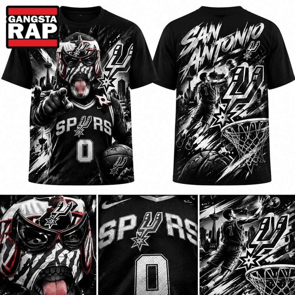 San Antonio Spurs x Cero Miedo WWE Superstar Penta T Shirt