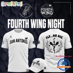 San Antonio Spurs x Fourth Wing Night 2026 Hoodie T-Shirt