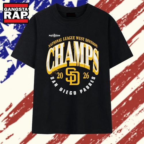 San Diego Padres 2026 National League West Division Champs T Shirt