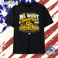 San Diego Padres 2026 NL West Champions Built Different T Shirt