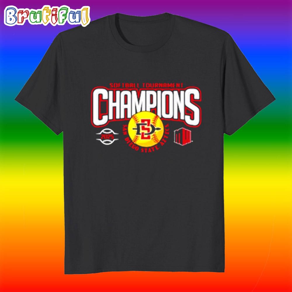 San Diego State Softball Mountain West Tournament Champions 2025 T Shirt