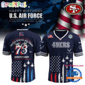 San Francisco 49ers 2025 NFL US Air Force Birthday Football Jersey