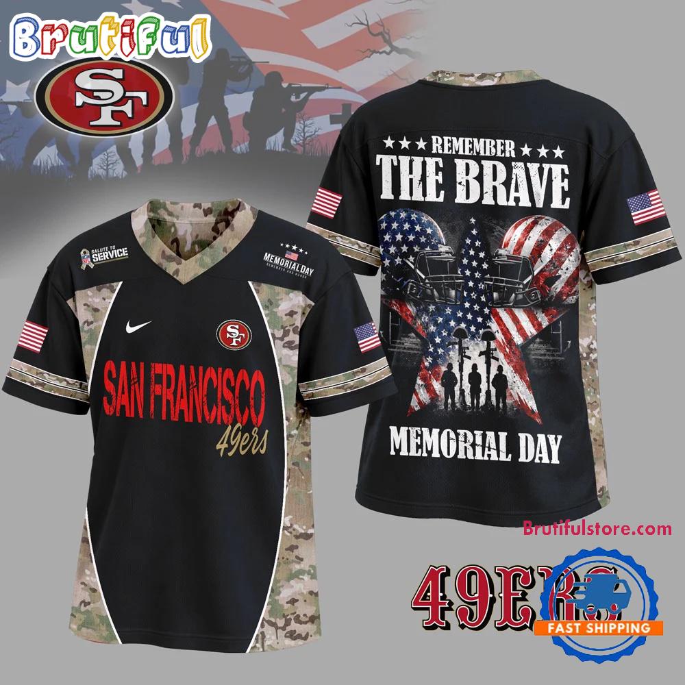San Francisco 49ers 2026 NFL Memorial Day New Design Football Jersey