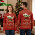 San Francisco 49ers Baby Yoda Santa Hat Ugly Christmas Sweater