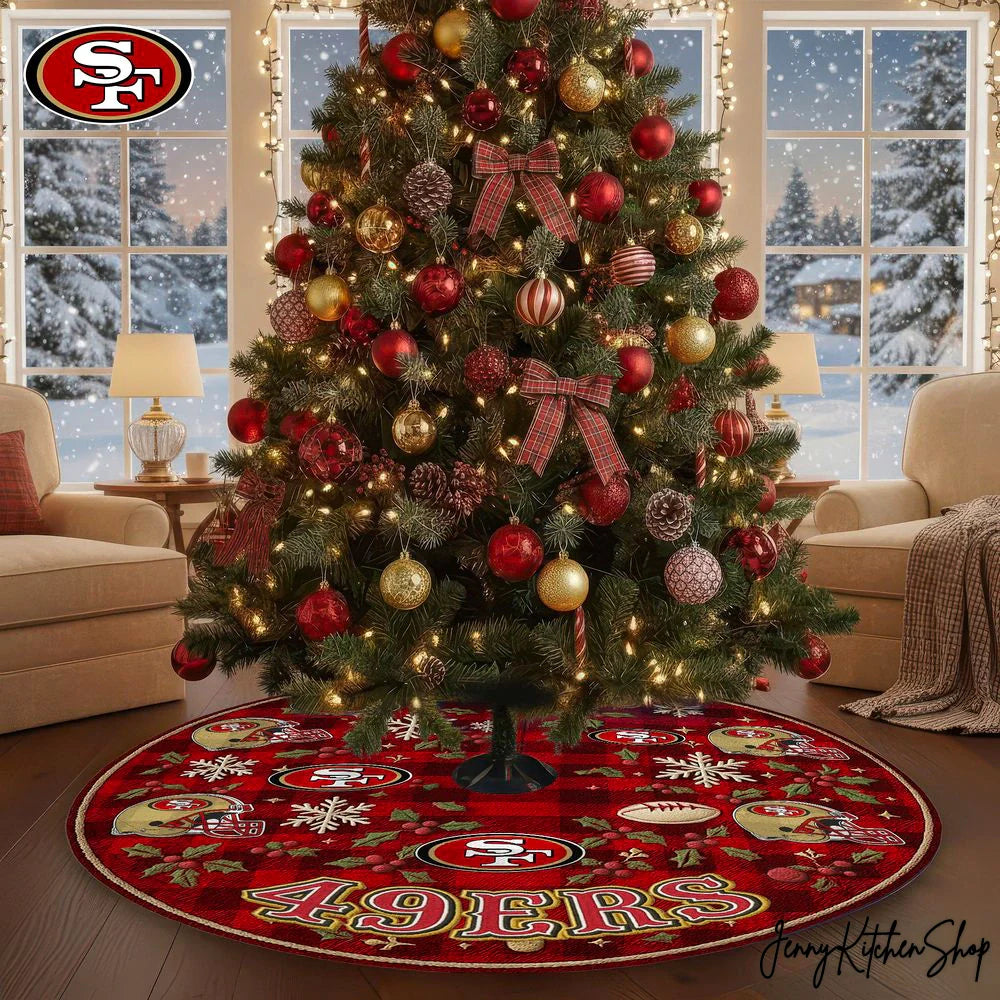 San Francisco 49ers Christmas Tree Skirt