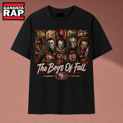 San Francisco 49ers Horror Characters The Boys Of Fall T Shirt, Music 2D Shirt