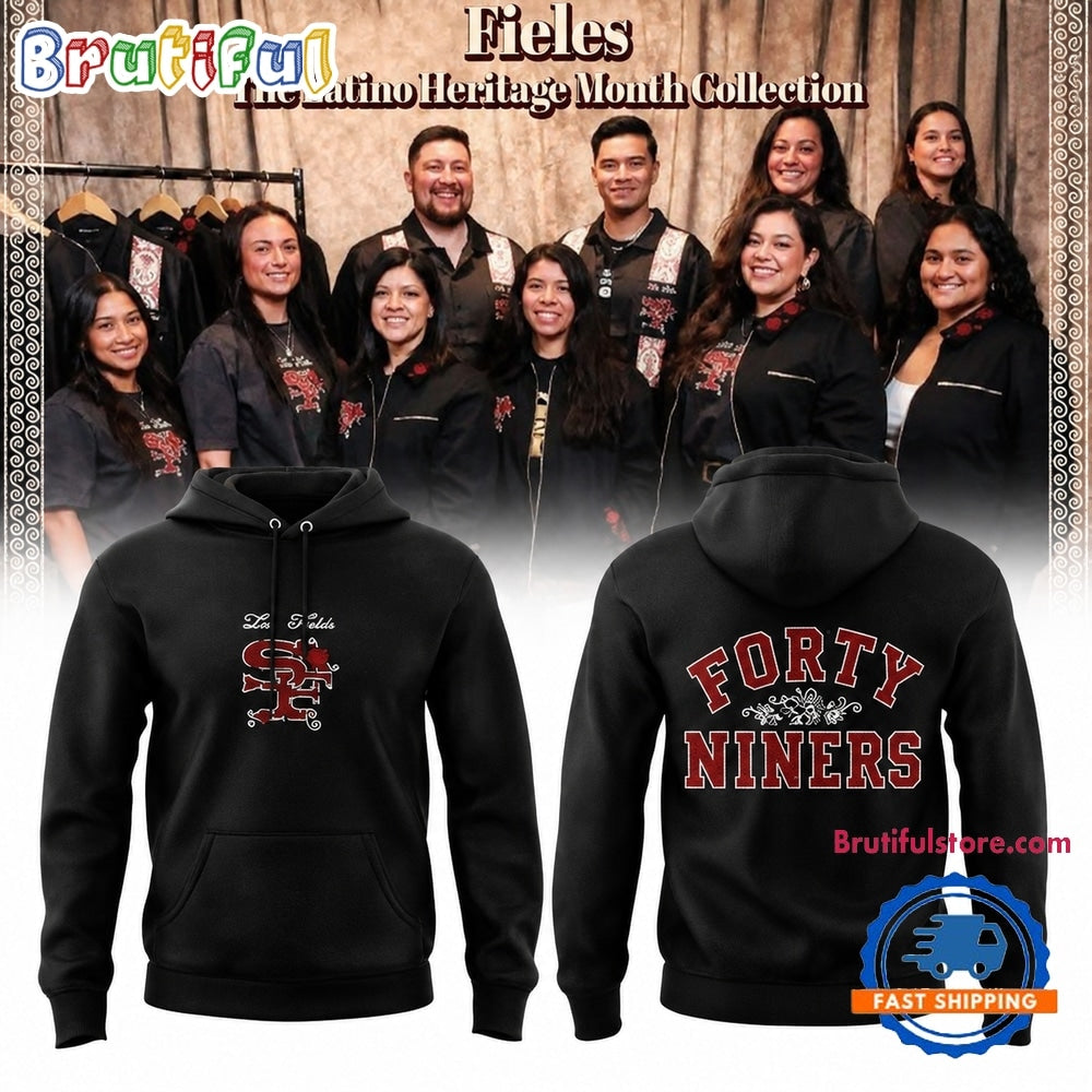 San Francisco 49ers Latino Heritage Month 2026 Black Hoodie