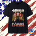 San Francisco 49ers Montana Young Football Legends 2025 T Shirt