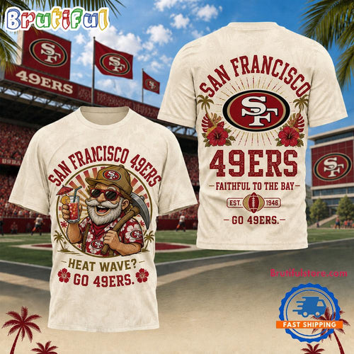 San Francisco 49ers NFL Beach Vibes Summer Limited Edition 3D Shirt