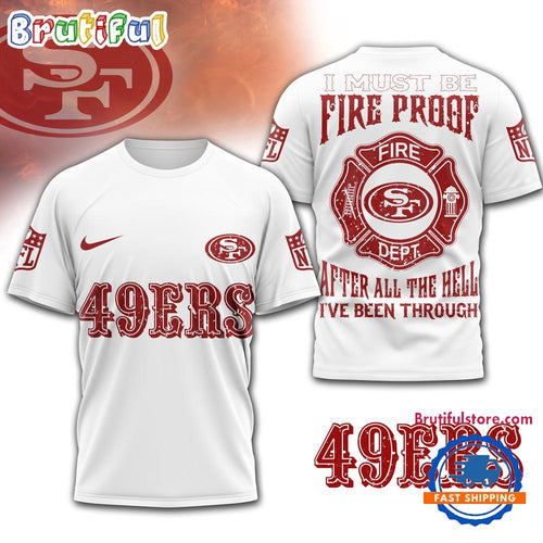 San Francisco 49ers NFL Built By Fire Game Day Limited Edition 3D Shirt