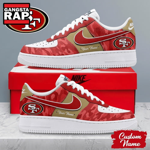 San Francisco 49ers NFL End Zone Energy Custom Air Force 1 Shoes Sneaker
