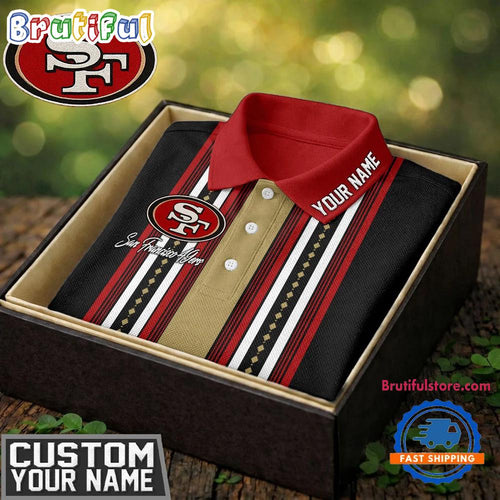 San Francisco 49ers NFL Legacy Sport New Design Custom Polo Shirt