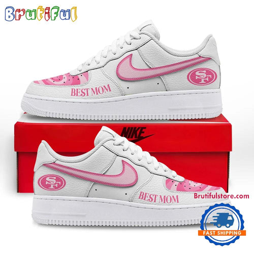 San Francisco 49ers NFL Mother Day Best Mom Air Force 1 Shoes Sneaker