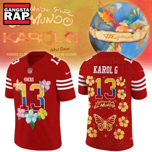 San Francisco 49ers x Karol G 2026 Exclusive Football Jersey