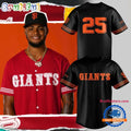 San Francisco Giants 49ers Night 2025 Black Baseball Jersey