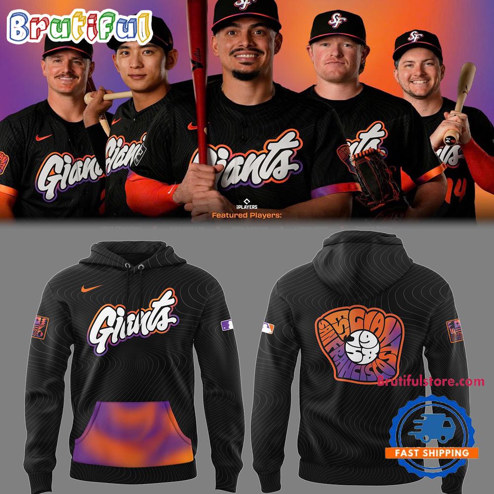 San Francisco Giants Baseball City Connect 2.0 The Remix 3D Print Hoodie
