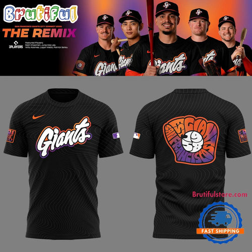 San Francisco Giants Baseball City Connect 2.0 The Remix All Over Print Shirt