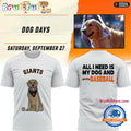 San Francisco Giants Dog Days Golden Retriever T Shirt