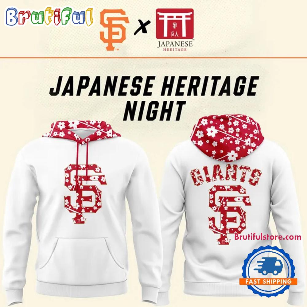 San Francisco Giants Japanese Heritage 2025 Hoodie T-Shirt