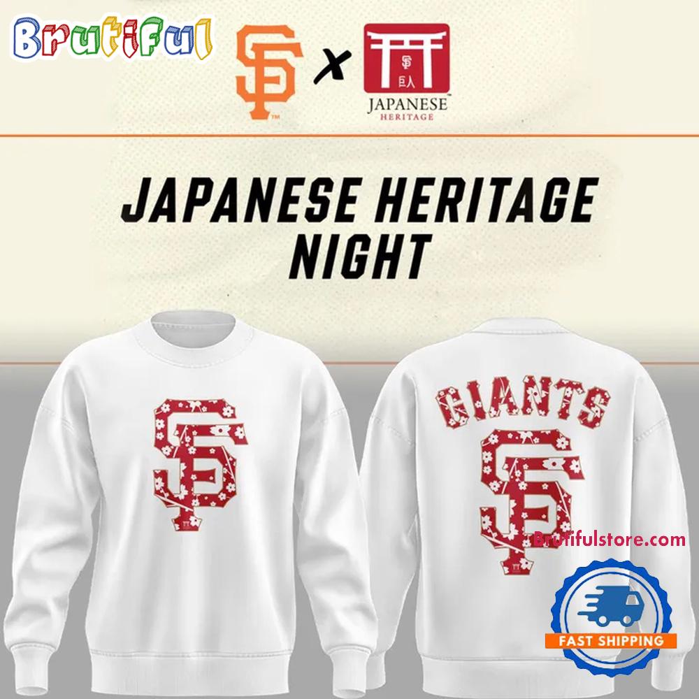 San Francisco Giants Japanese Heritage 2025 Hoodie T-Shirt