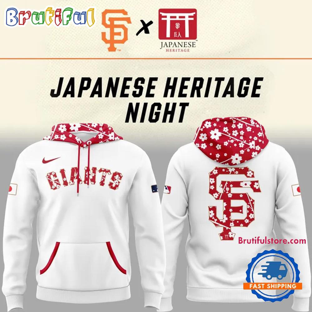 San Francisco Giants Japanese Heritage Hoodie T-Shirt