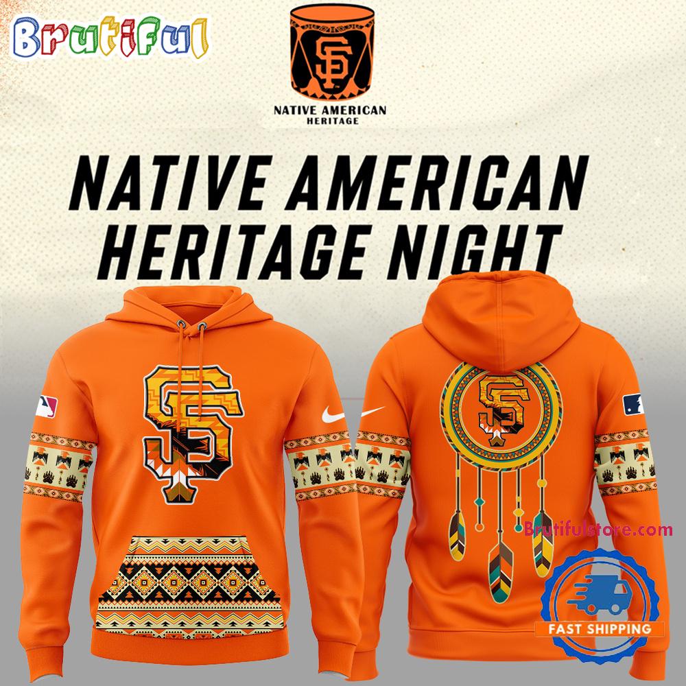 San Francisco Giants National American Heritage Night New Hoodie