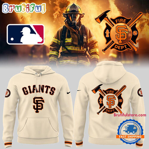 San Francisco Giants x Firefighter Appreciation Night Hoodie Shirts