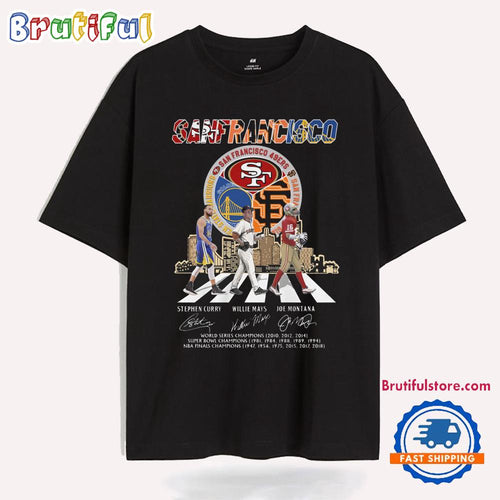 San Francisco Sport Team Graphics Signature Limited New T Shirt