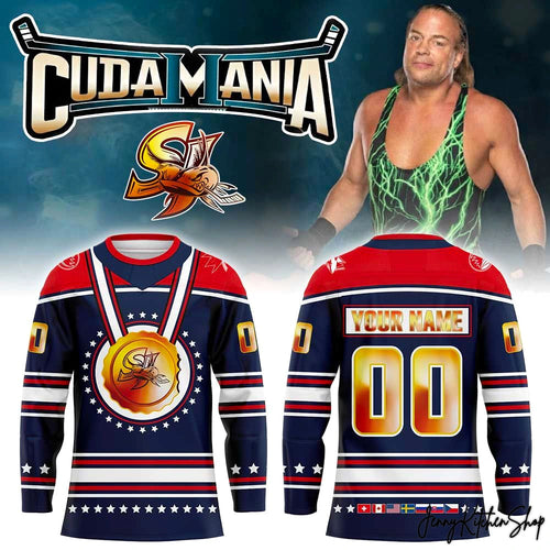 San Jose Barracuda 2026 Cudalynpics Custom Hockey Jersey