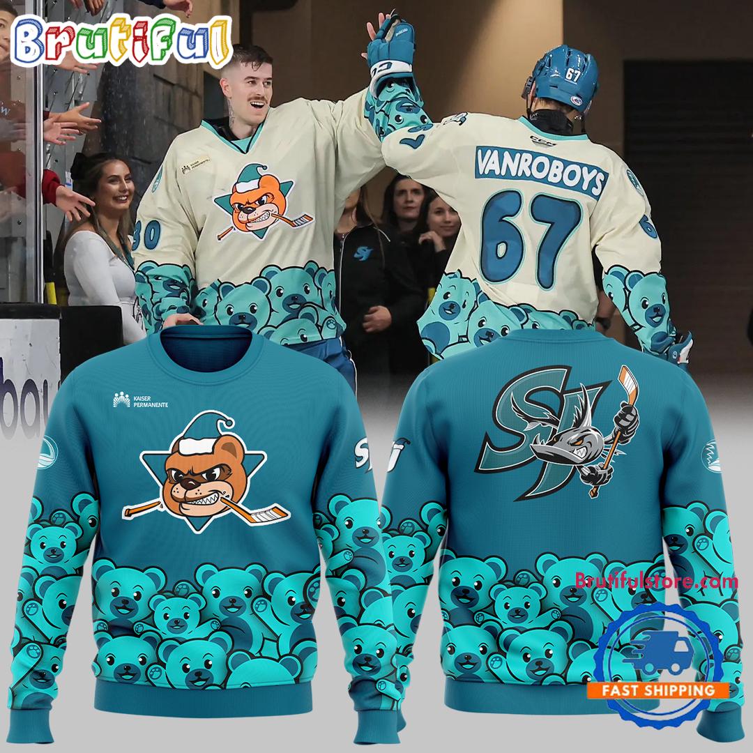 San Jose Barracuda Hockey 2024 Limited New Sweatshirt