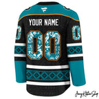 San Jose Sharks 2025 Indigenous People Heritage Hockey Jersey