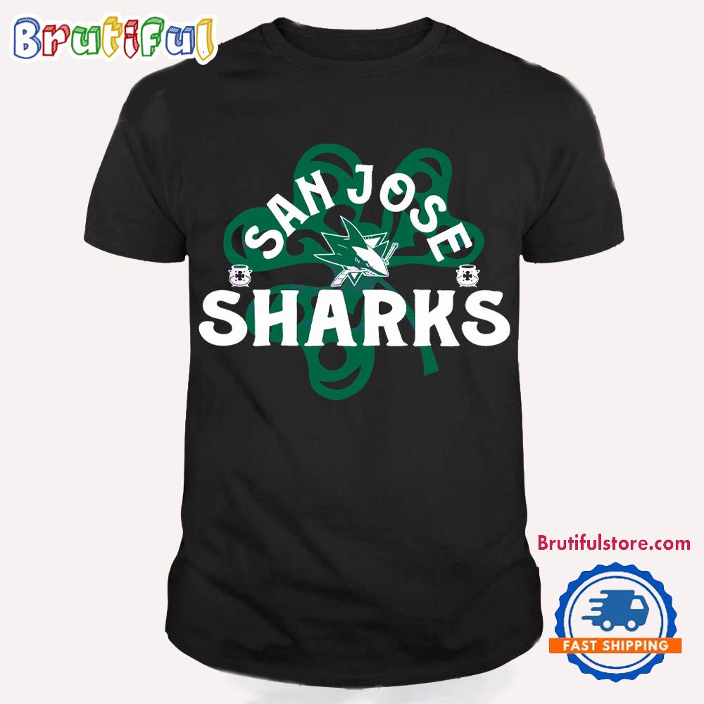 San Jose Sharks St Patricks Day Richmond Shamrock T Shirt