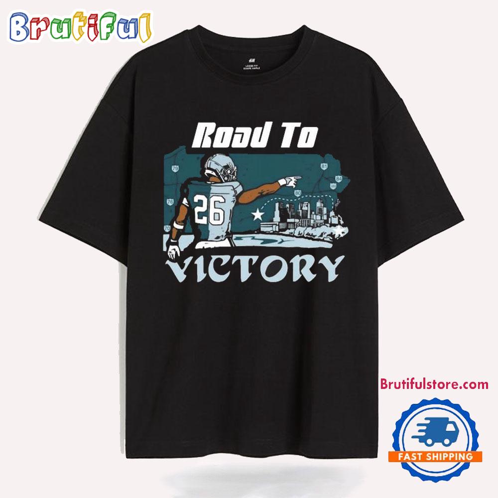 Saquon Barkley Road To Victory t Shirt