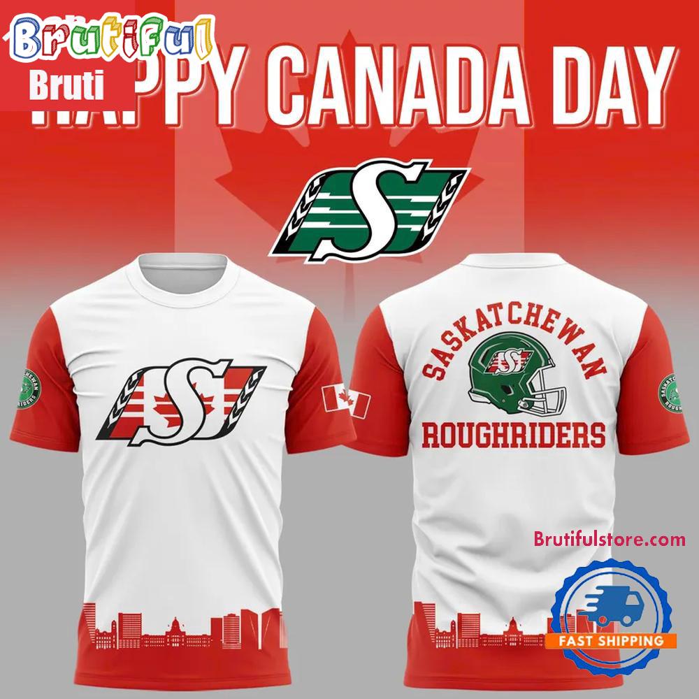 Saskatchewan Roughriders 2025 Canada Day Limited Edition 3D Shirt
