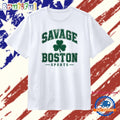 Savage Boston Sports shamrock T Shirt