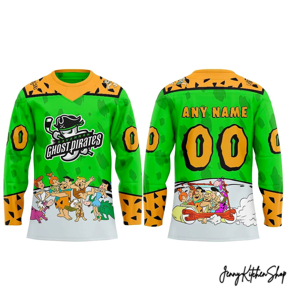 Savannah Ghost Pirates Flintstone Night Limited Hockey Jersey